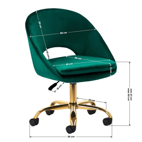 Salon Stoel Groen