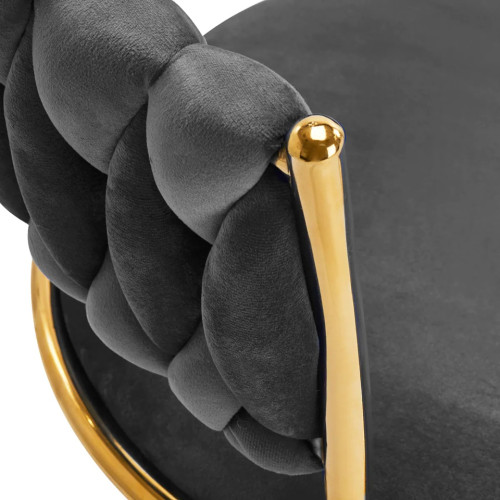 Beauty draaistoel grijs