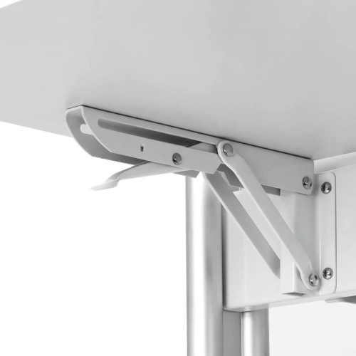 kapsalonconsole op wieltjes wit