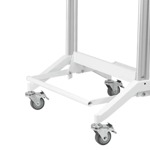 kapsalonconsole op wieltjes wit