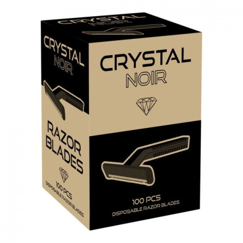 Crystal  Noir  Wegwerp Scheermesjes - Doos van 100st