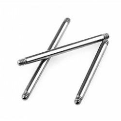 1.6 mm Chirurgisch stalen barbells zonder balletjes