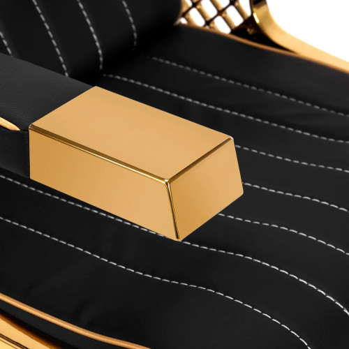 Kapsalon Wastafel  goud zwart