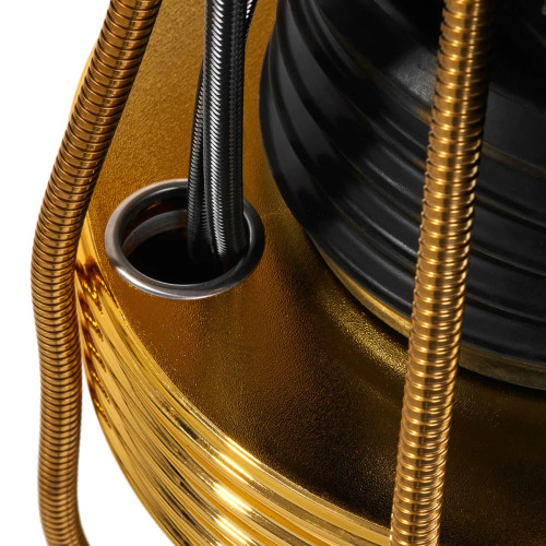 Kapsalon Wastafel  goud zwart