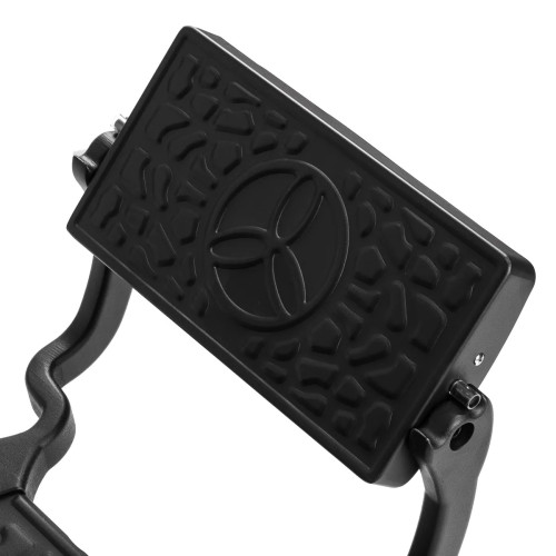 kappersstoel grafiet grijs zonder knoppen