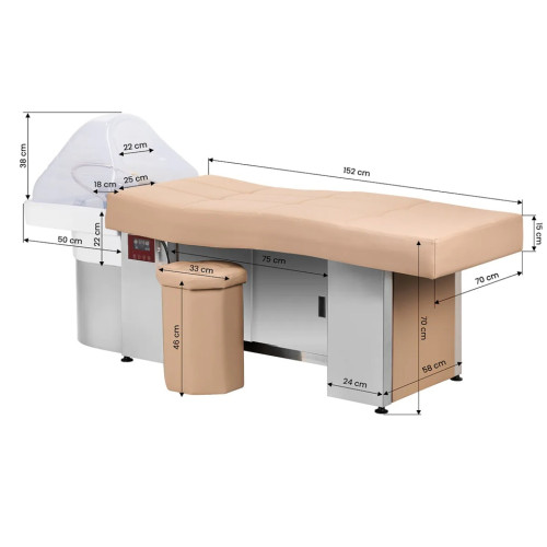 Hoofd Spa Haar Spa Tafel Rose