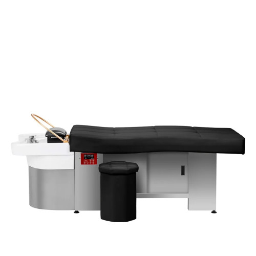 Hoofd Spa Haar Spa Tafel Zwart