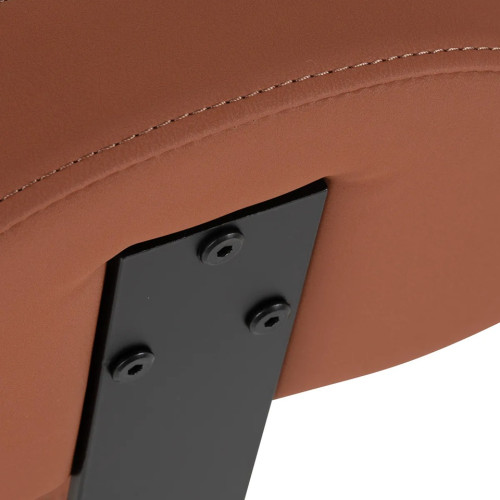 kapperskruk bruin met rugleuning