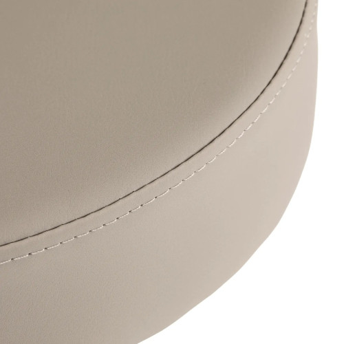 kapperskruk  grijsbeige met rugleuning