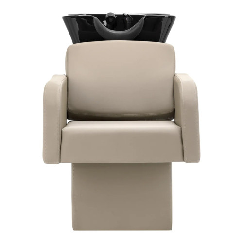 Grijsbeige kapperswasplaats