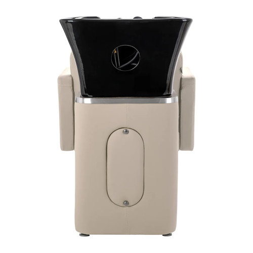 Grijsbeige kapperswasplaats