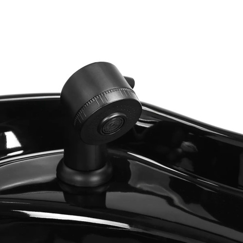  Kapperstoel met wasbak  bruin