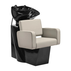  Kapperstoel met wasbak grijs