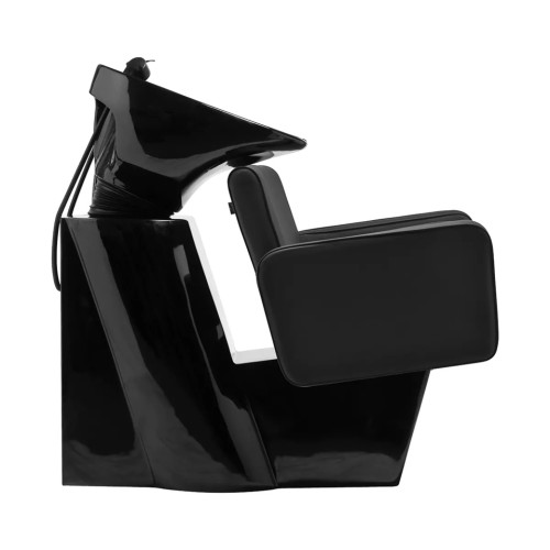 Kapperstoel met wasbak zwart