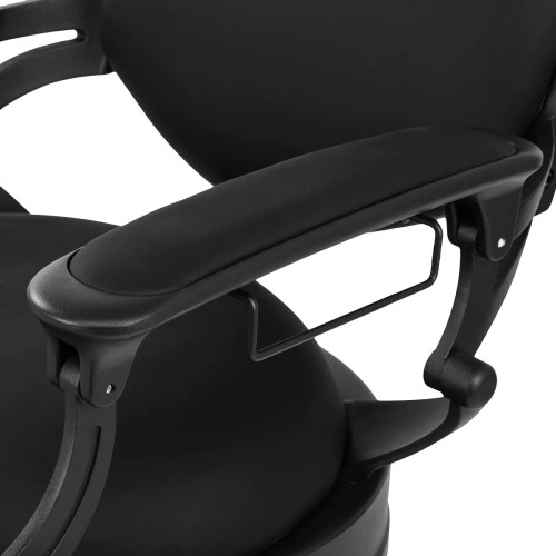 kappersstoel zwart zonder knoppen