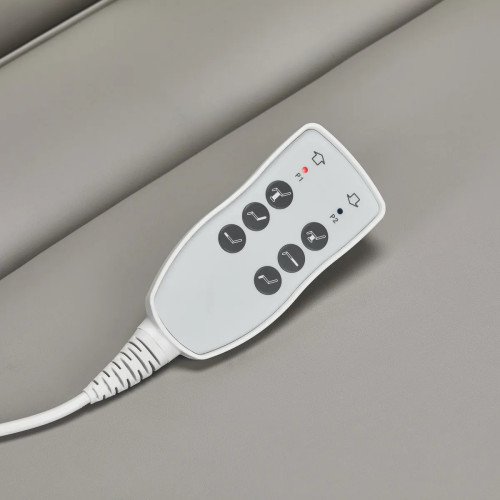 Elektrische cosmetische stoel lichtgrijs