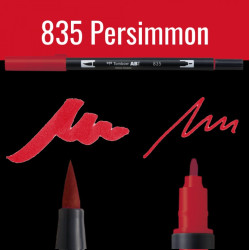 De Tombow ABT Dual Brush Pen 835 Persimmon