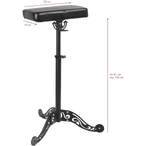 Tattoo armsteun zwart pro ink