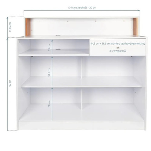 Receptiebalie Parel Wit