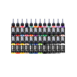 Kokkai Sumi Plus Tattoo Ink 36 kleuren set