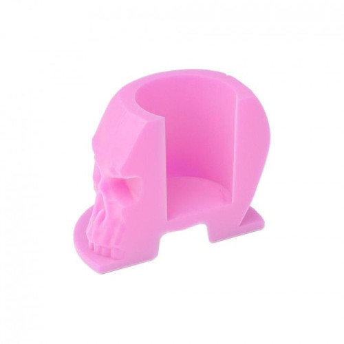 Schedelvormige Siliconen Inkt Cups - Roze - Verpakking van 200st