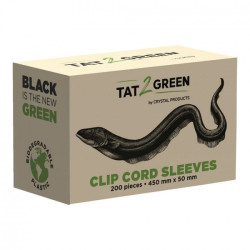 Tat2Green Clip Cord Hoezenb Vaste Maat Zwart 450 x 50 mm