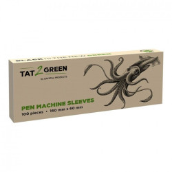Tat2Green Pen Machine Hoezen Zwart 160 x 60 mm 100st