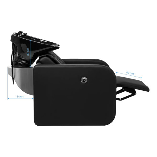 kapperswastafel met elektrische voetensteun en massage