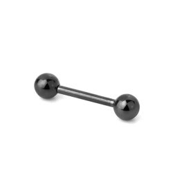 1.2 mm Titanium Zwart Gekleurde mirco barbell