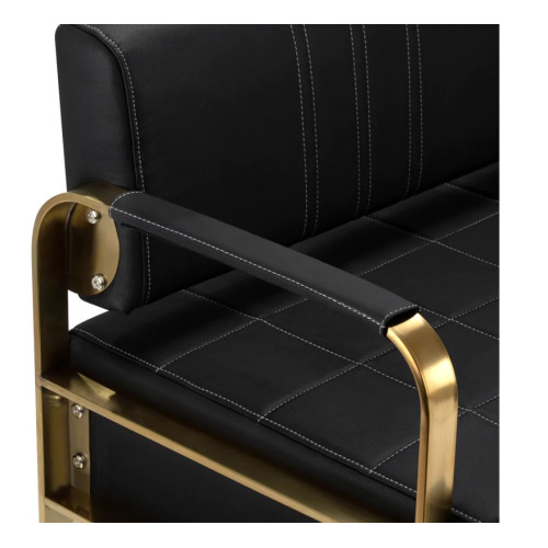  wachtkamer bank zwart-goud