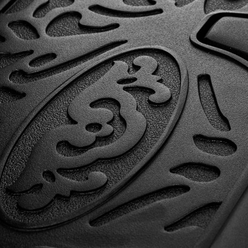 kappersstoel groen met zwart frame