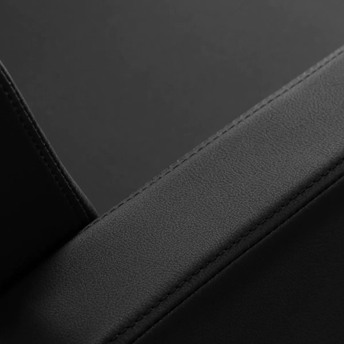 kappersstoel zwart met zwarte voet