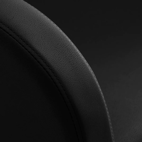 kappersstoel zwart met zwarte voet