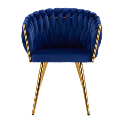 Beauty vaste stoel blauw   